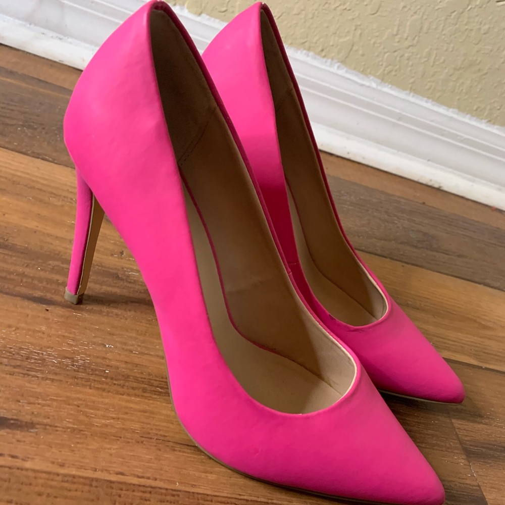 Hot Pink Pumps